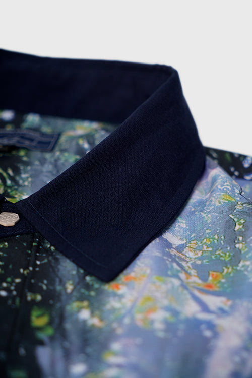 Lost in Paradise Short-sleeve Button-up Shirt