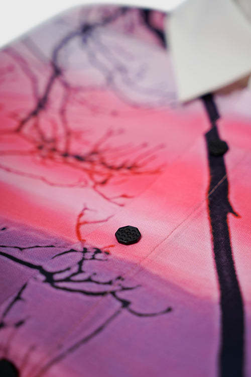 Lost in Paradise Short-sleeve Button-up Shirt