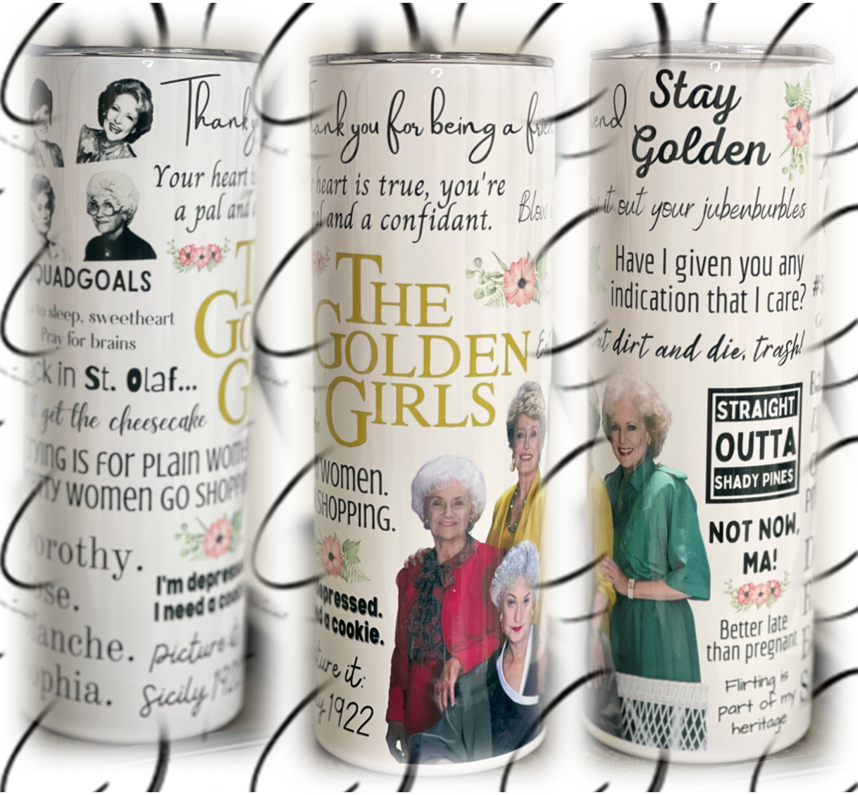 The Golden Girls 20oz Skinny Tumbler