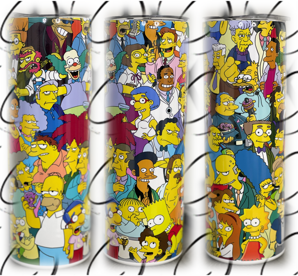 The Simpsons 20oz Skinny Tumbler
