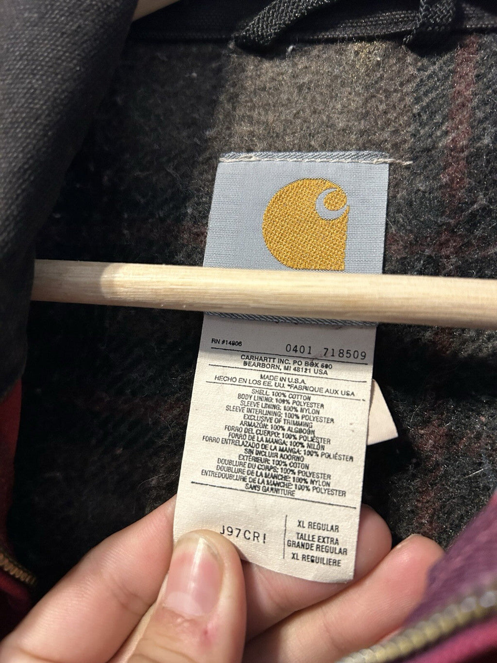 Carhartt J97 CRI Detroit Jacket Indiana Jackets