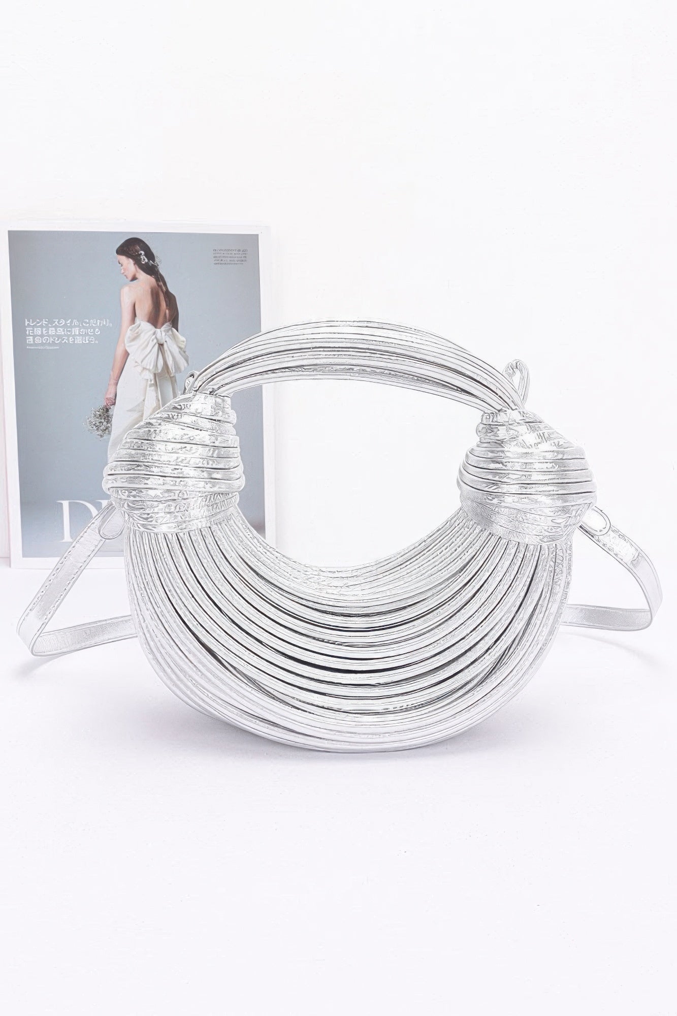 Faux Leather Rope Hobo Bag