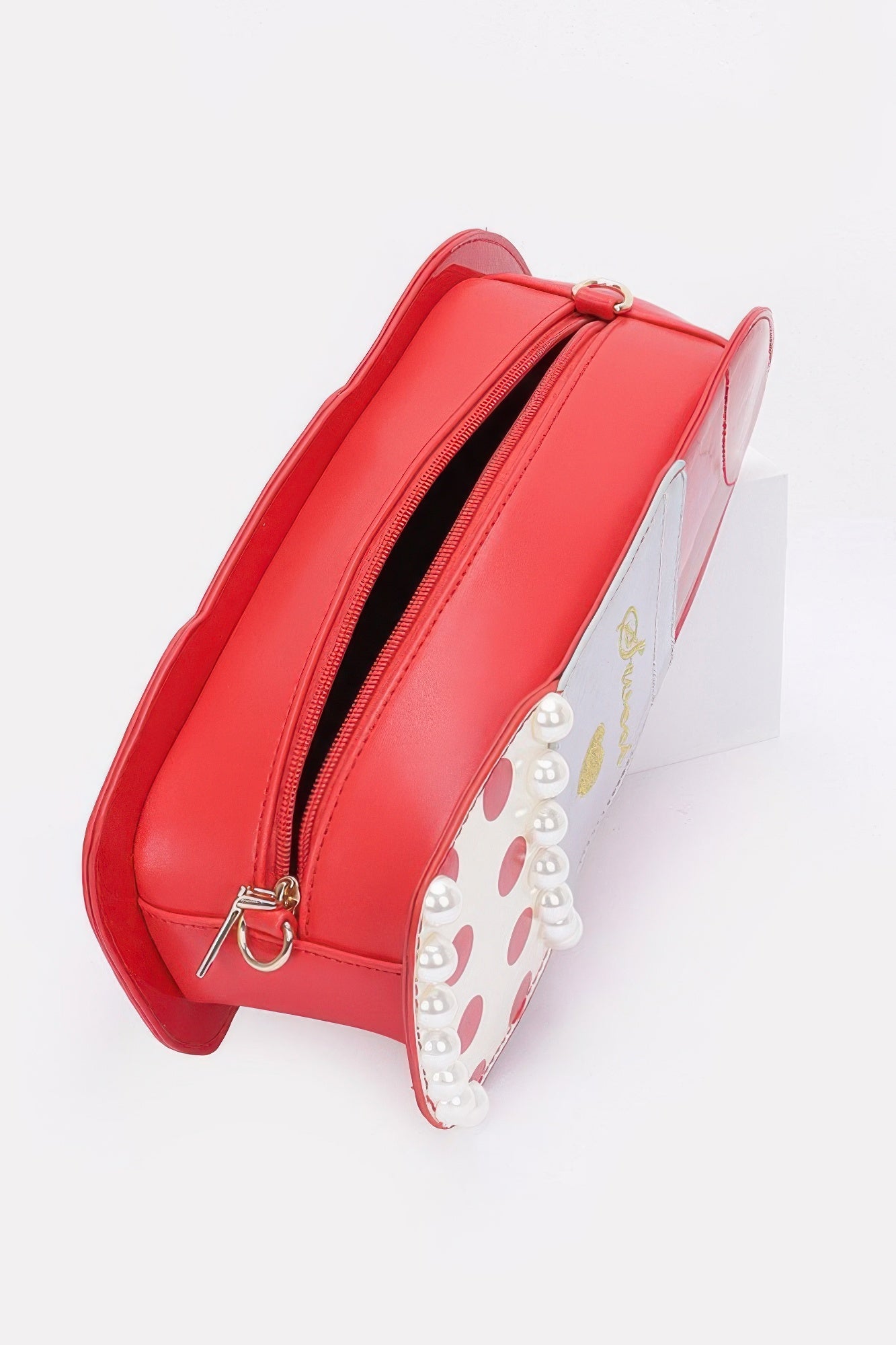 Faux Leather Lipstick Novelty Bag
