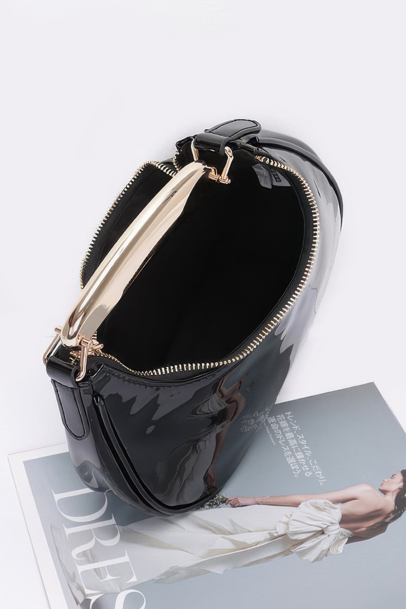 Enamel Metal Handle Bag