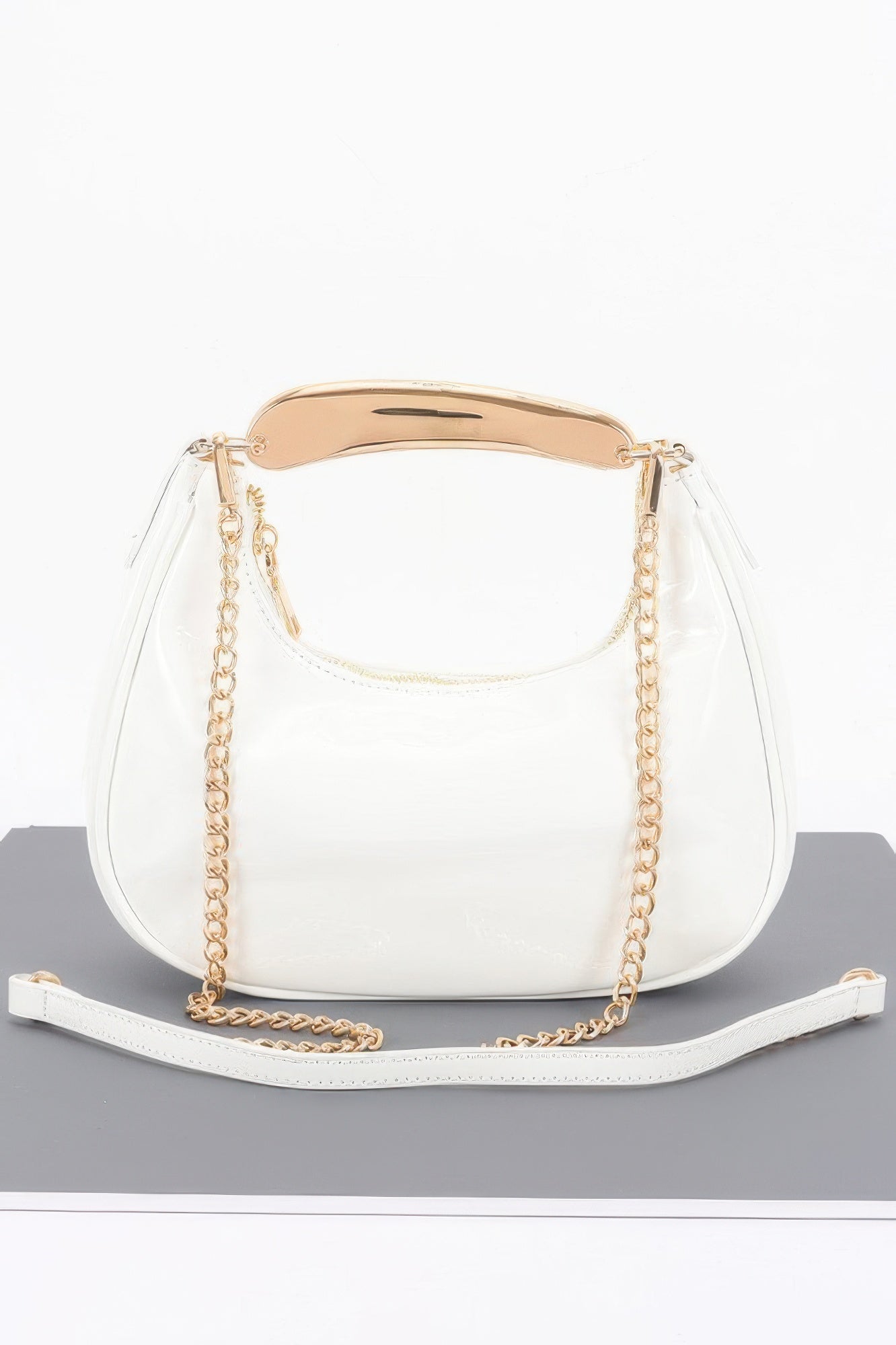 Enamel Metal Handle Bag