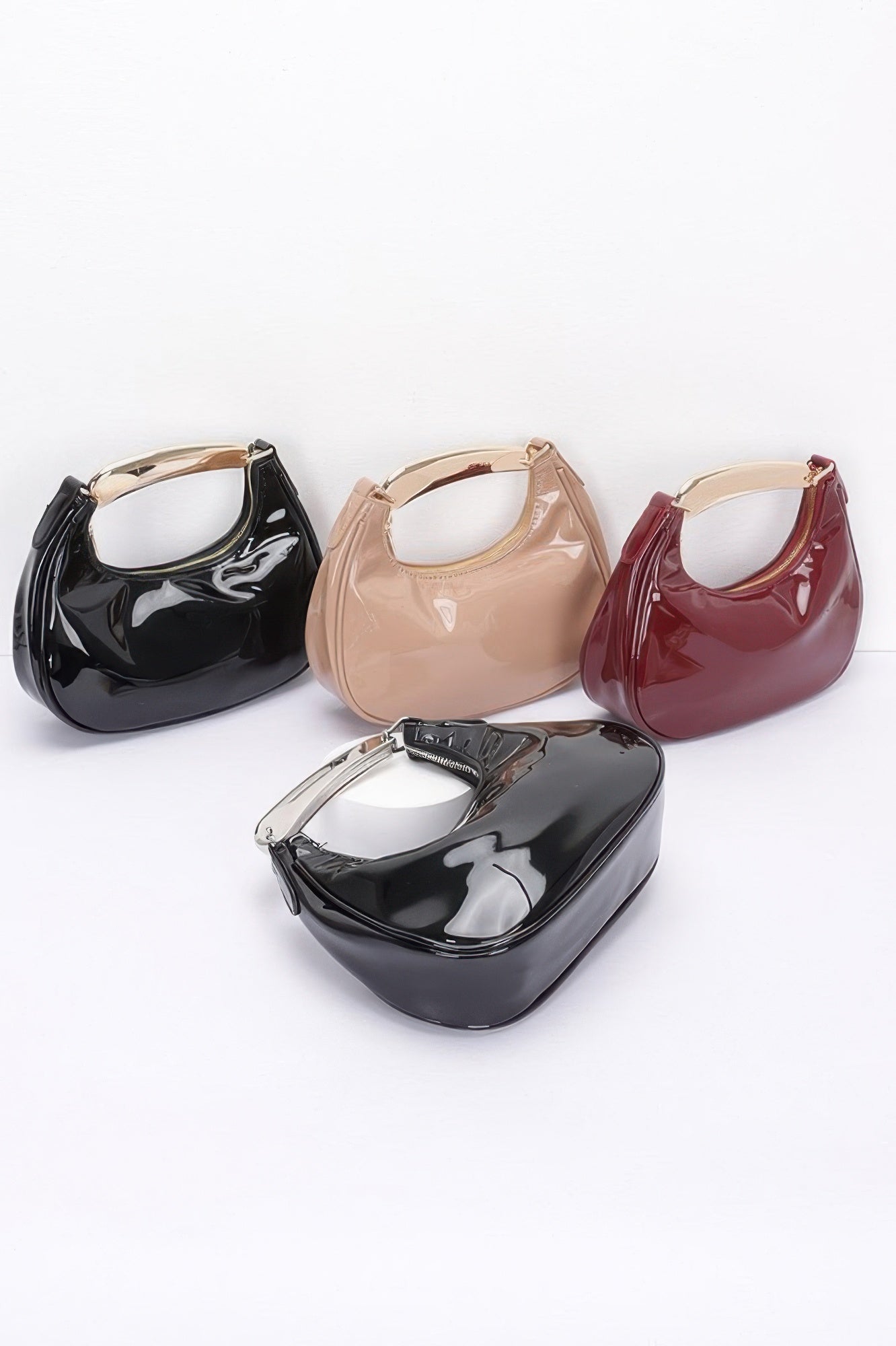 Enamel Metal Handle Bag