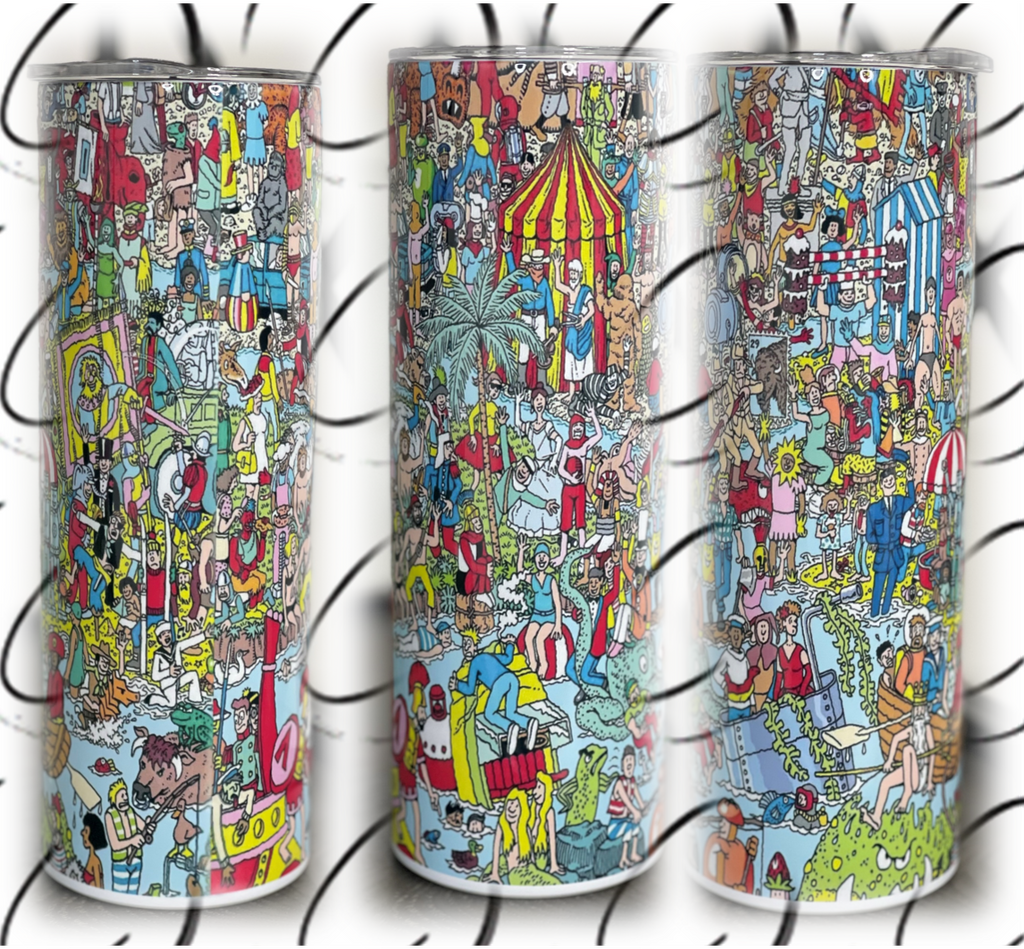 Where's Waldo 20oz Skinny Tumbler