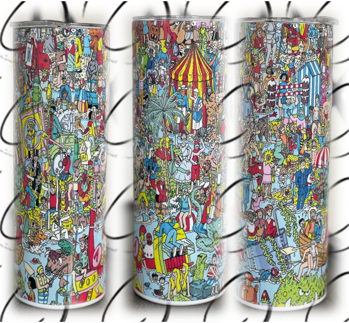 Where's Waldo 20oz Skinny Tumbler