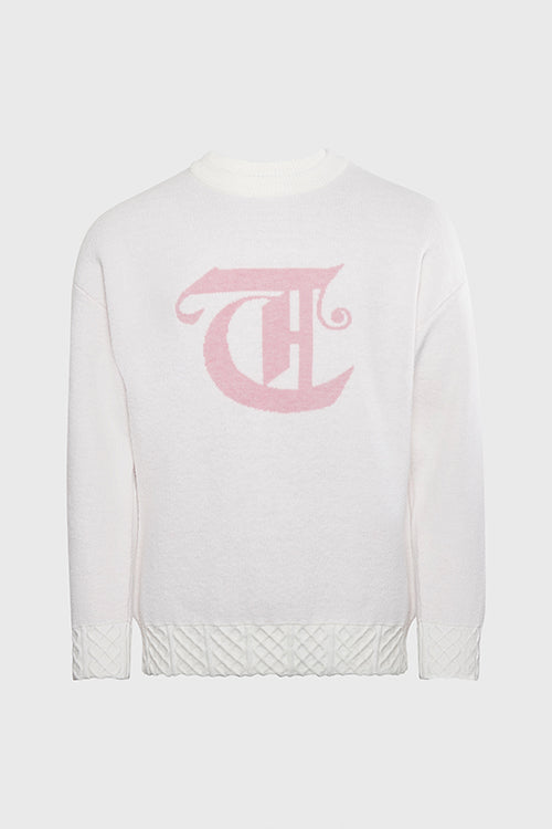 Racket Club Knit Crewneck Sweater