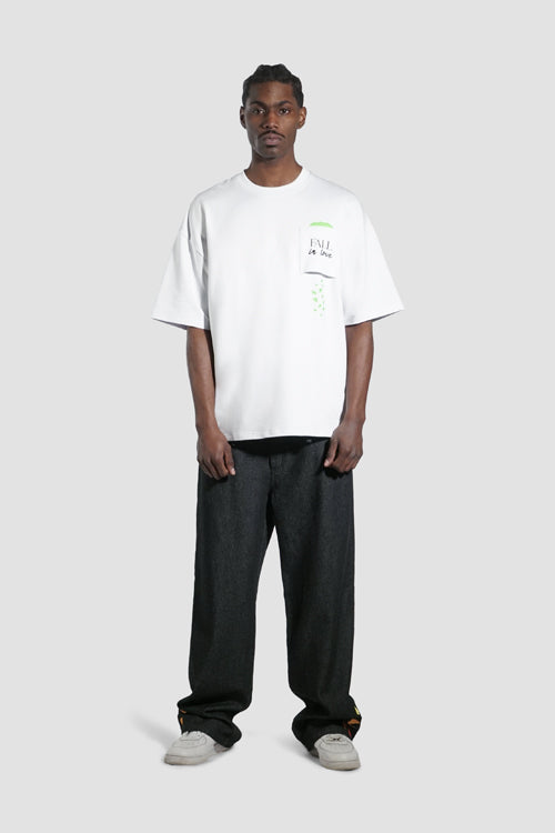Fall In Love Oversized Pocket Tee