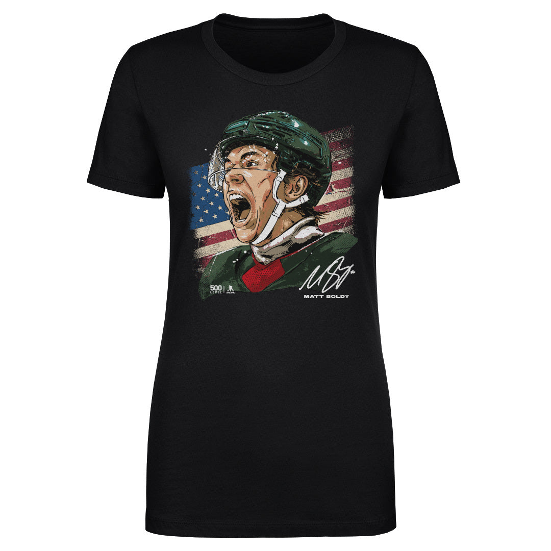 Matt Boldy Minnesota USA Portrait WHT