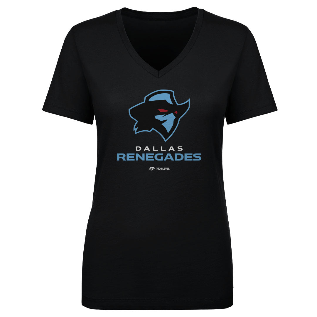 Dallas Renegades Primary Logo WHT