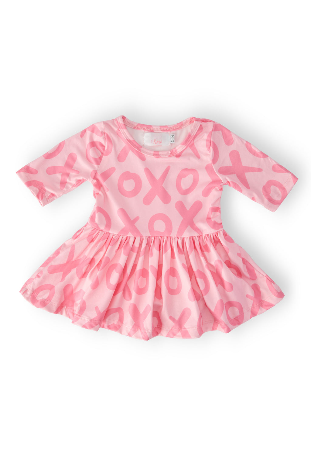 XOXO 3/4 Sleeve Twirl Bodysuit