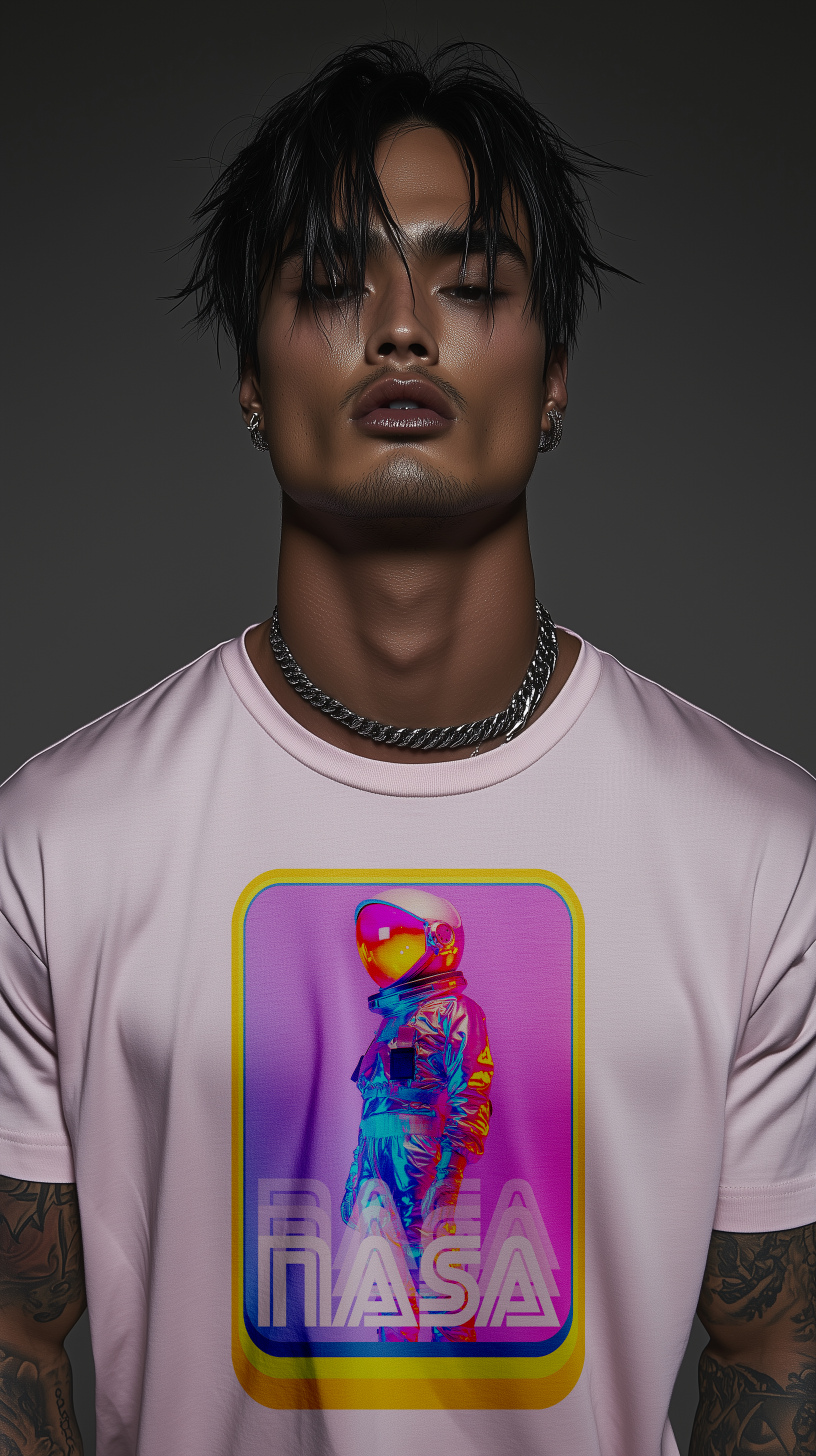 NASA GALACTICA Oversized Boxy Tee