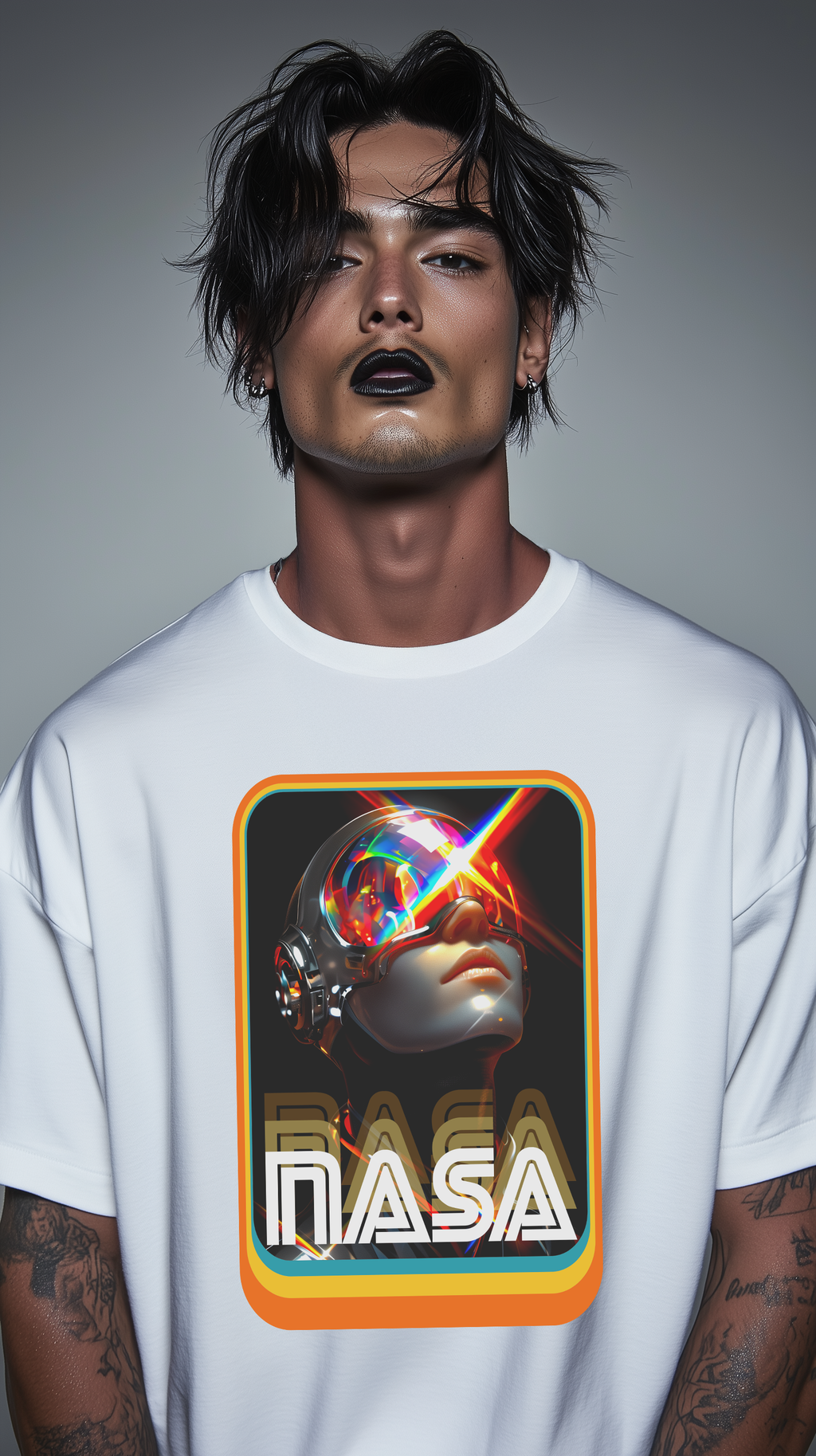 NASA TWILIGHT Oversized Boxy Tee by ACAE