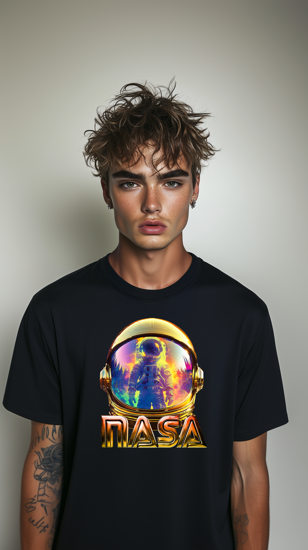 NASA ASTROHEAD Oversized Boxy Tee