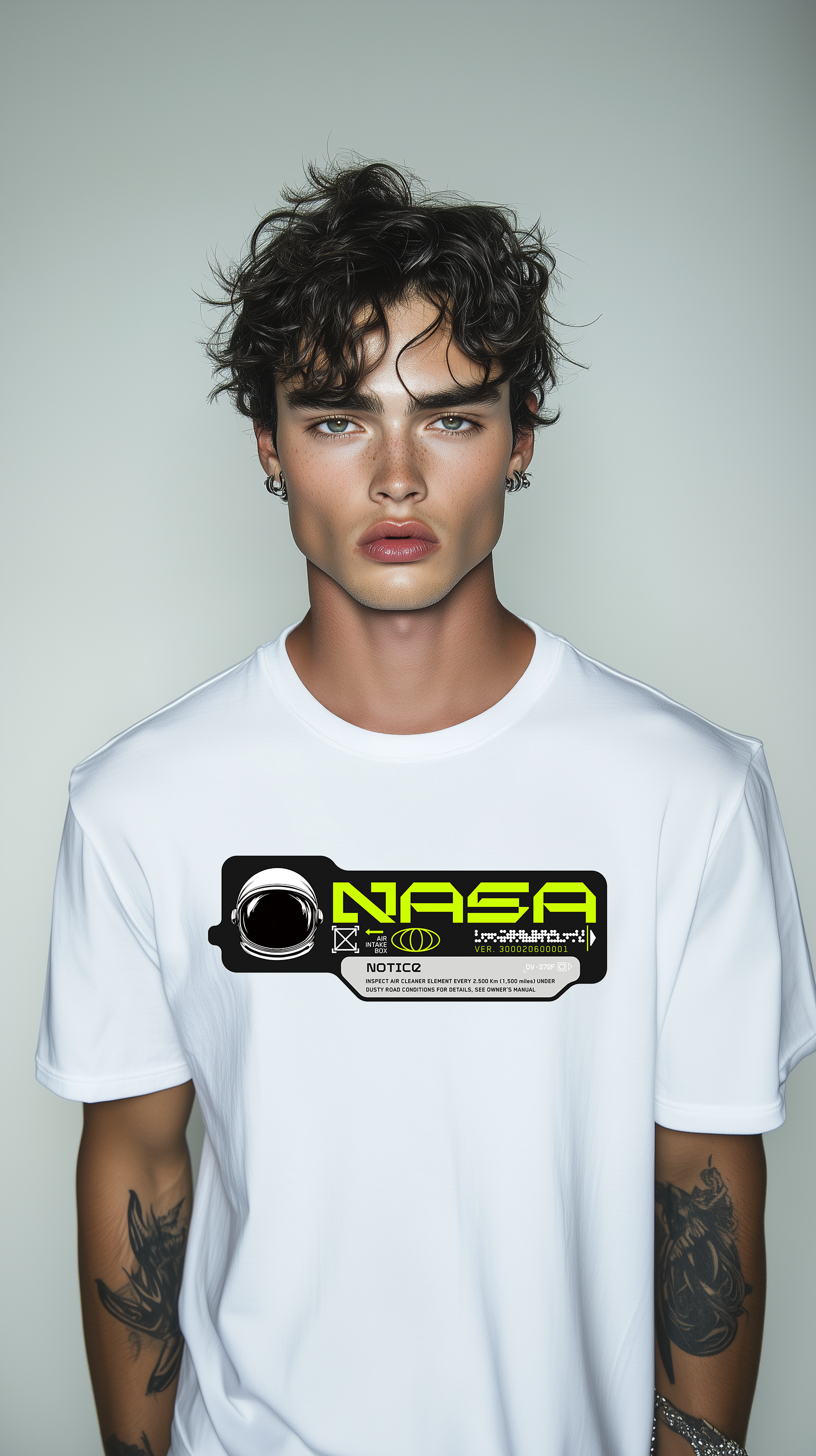 NASA FUTURECREST Oversized Boxy Tee