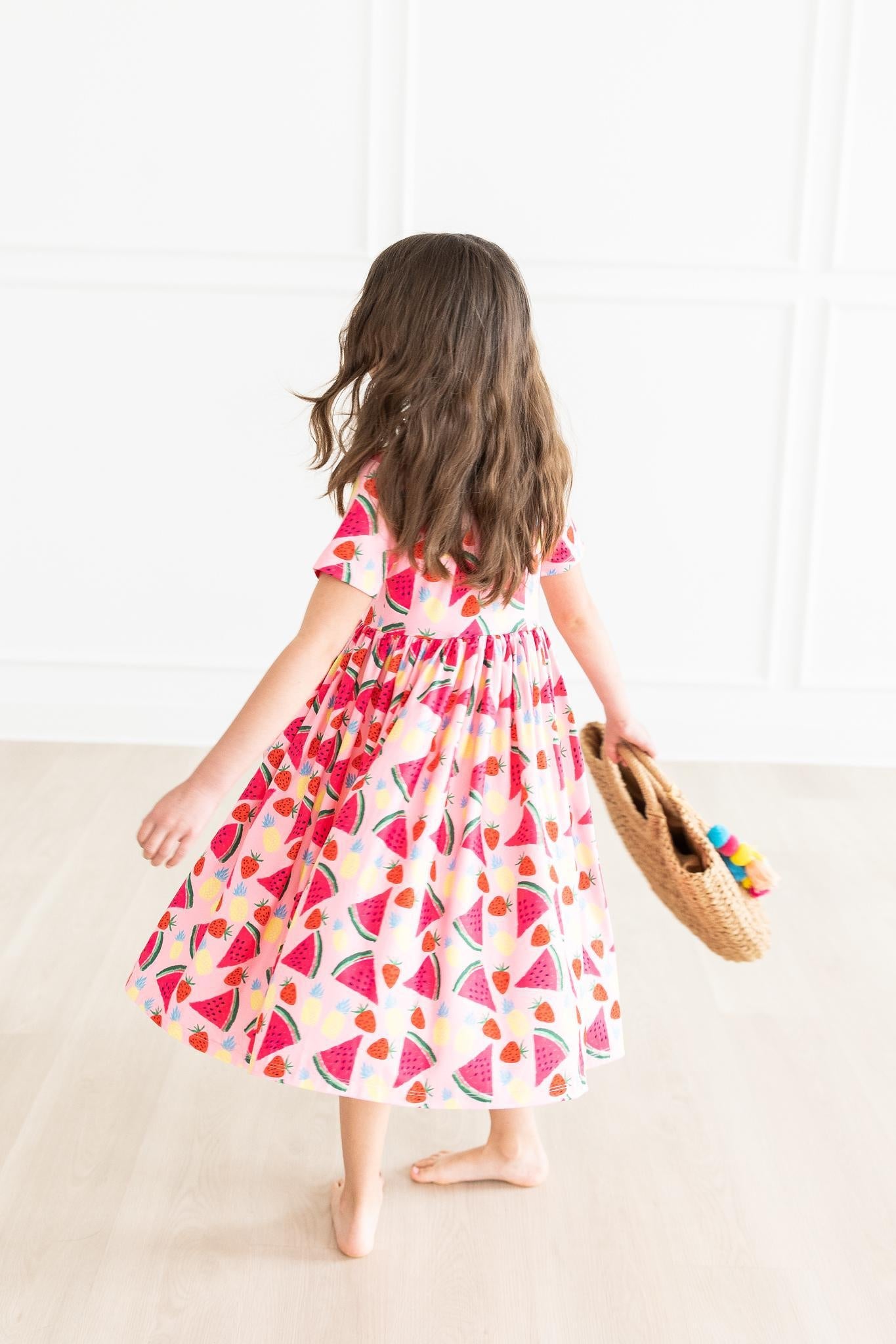 SALE Watermelon Wonder S/S Pocket Twirl Dress