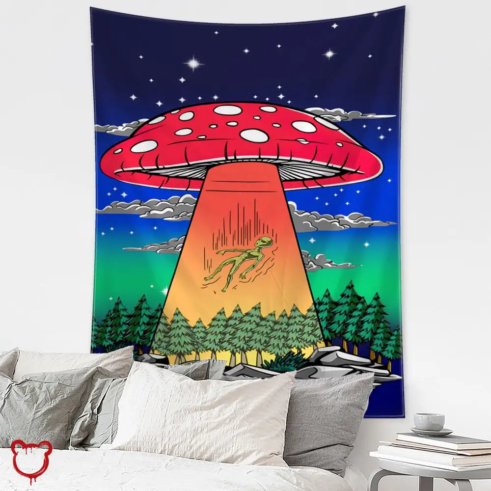 “Alien Psychedelic” Tapestry