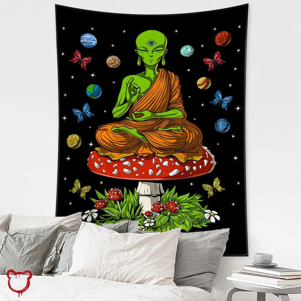 “Alien Psychedelic” Tapestry