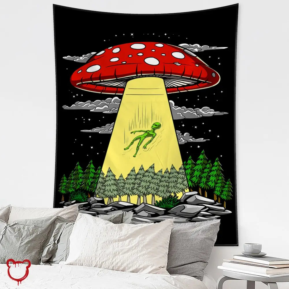 “Alien Psychedelic” Tapestry