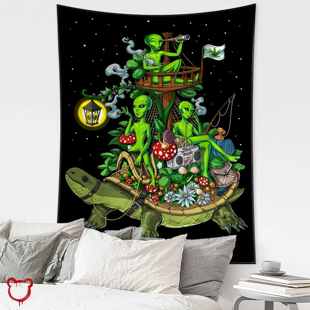 “Alien Psychedelic” Tapestry