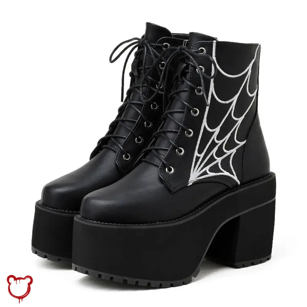 “Caught In My Web” Boots