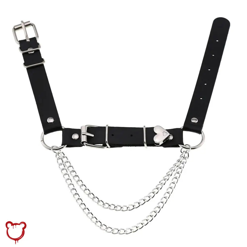 “Bound 2” Leather Chain Choker