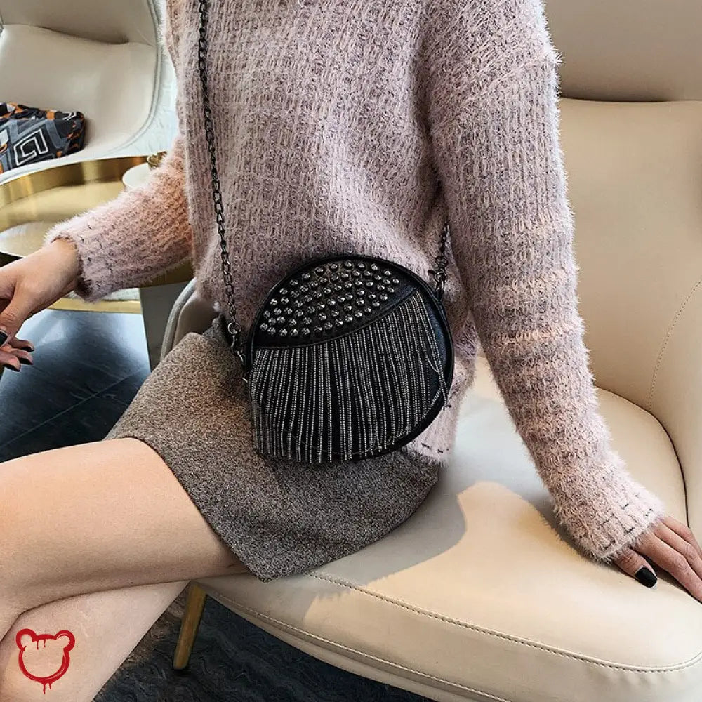 “Majestic Spell” Tassel Stud Handbag