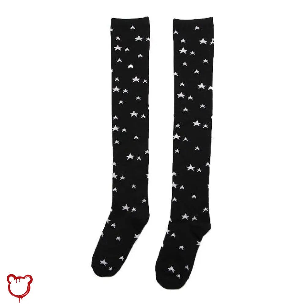 “Seeing Stars” Over Knee Socks