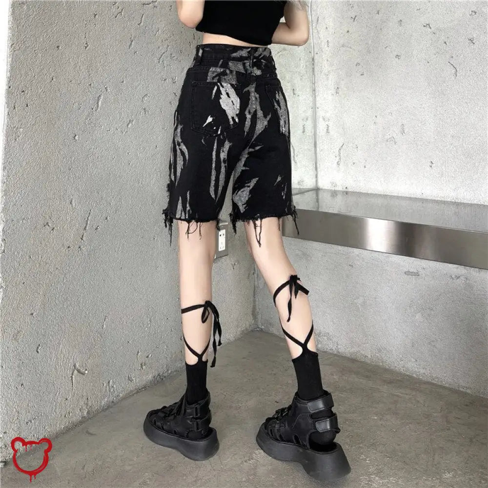 “Rarely Unique” High Waist Shorts