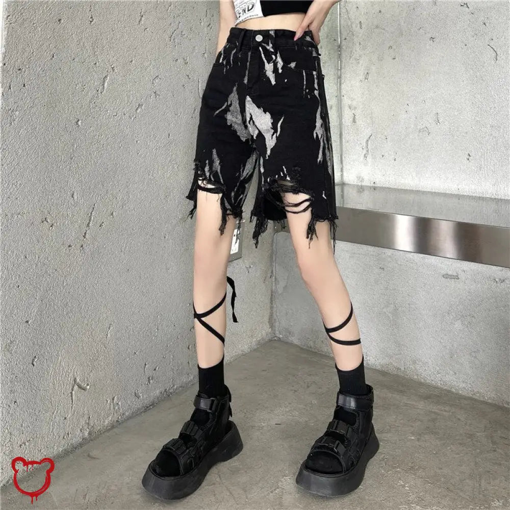 “Rarely Unique” High Waist Shorts