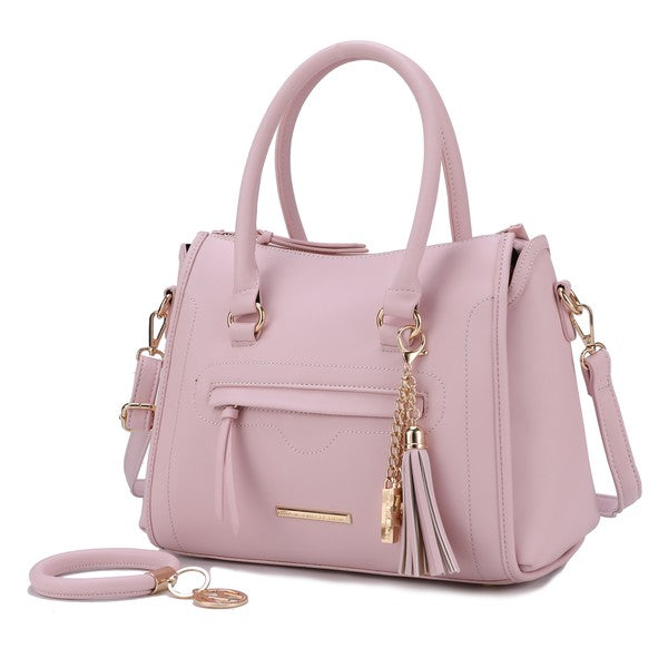 Valeria Satchel with Keyring by Mia K