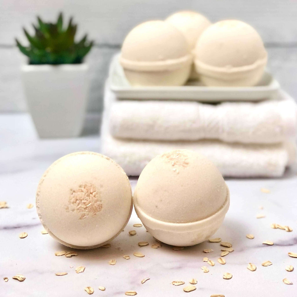 Oatmeal Milk & Honey Foaming Bath Bombs