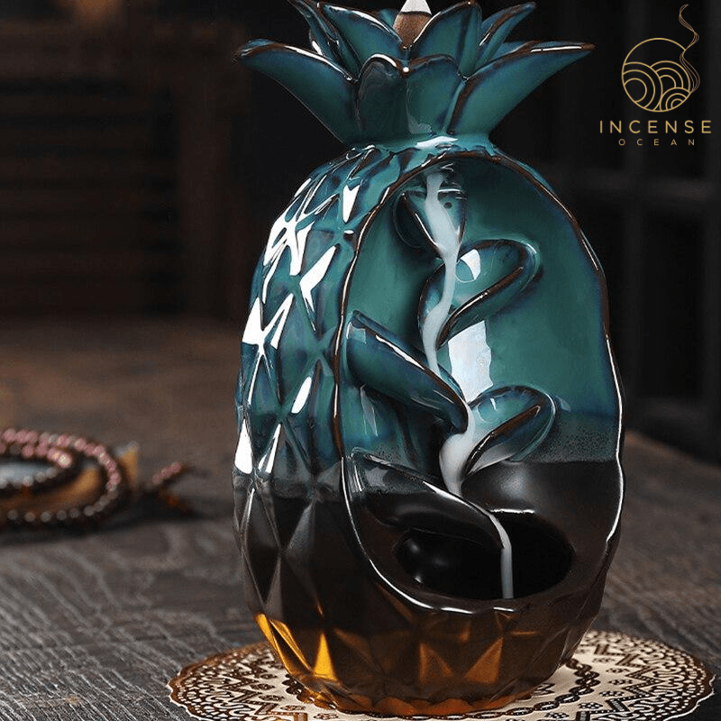 Pineapple Ceramic Incense Burner