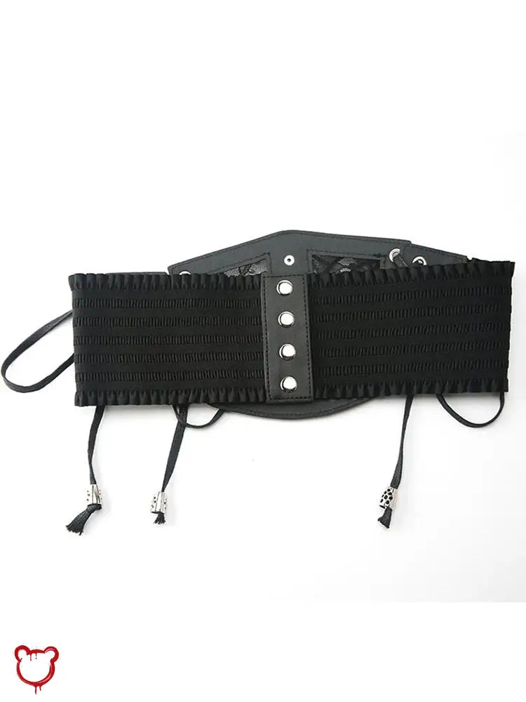 “So Waisted” Lace-Up PU Corset Belt