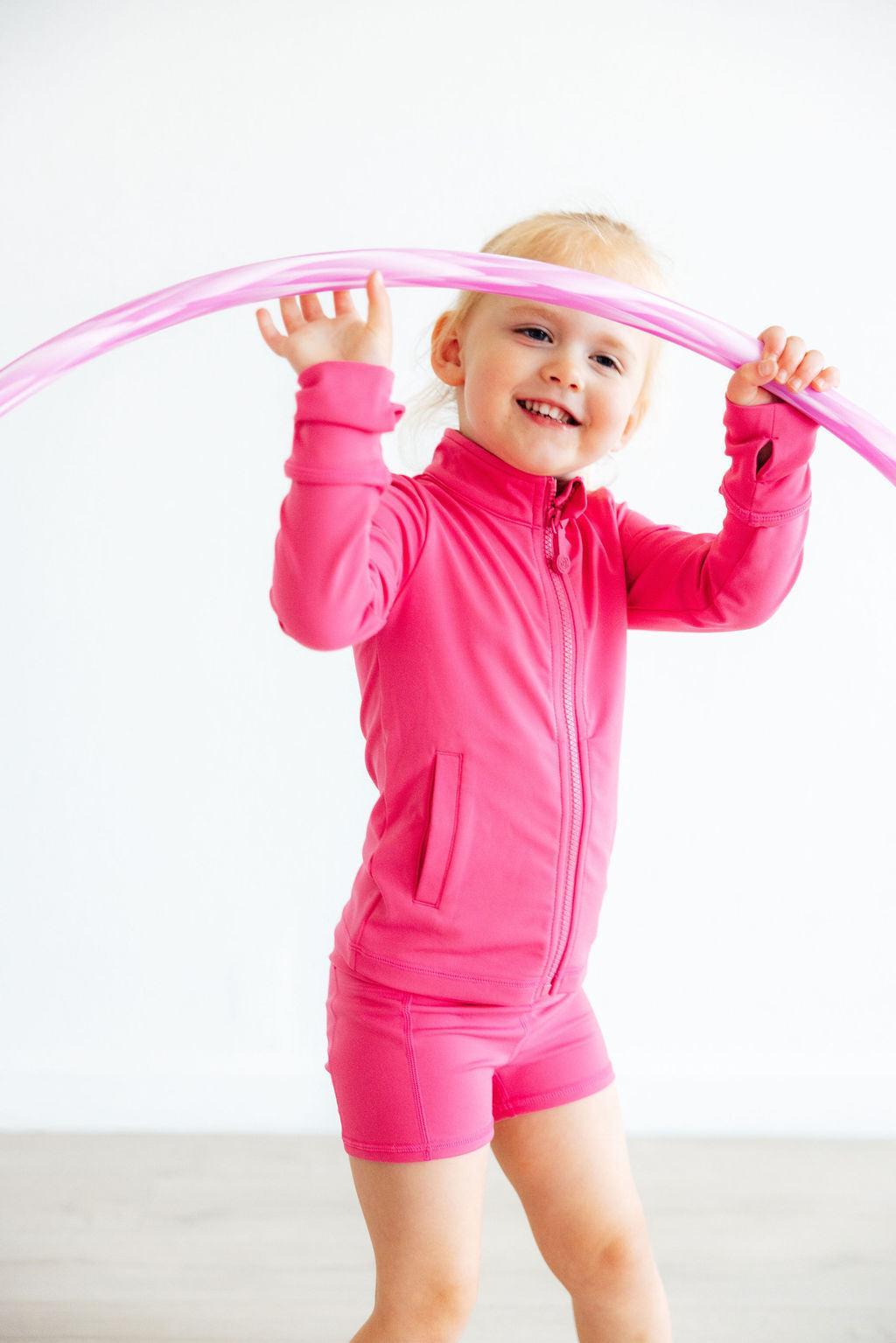 Fuchsia Flash Active Shorty Shorts