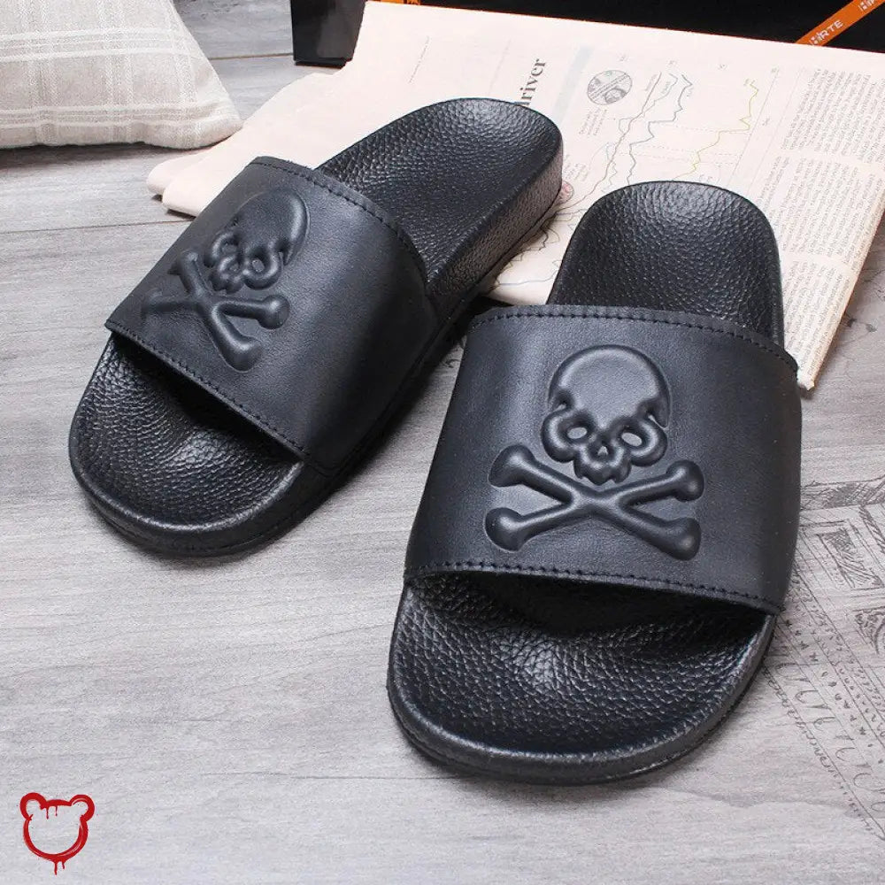 “2 Die 4” Skull Slippers