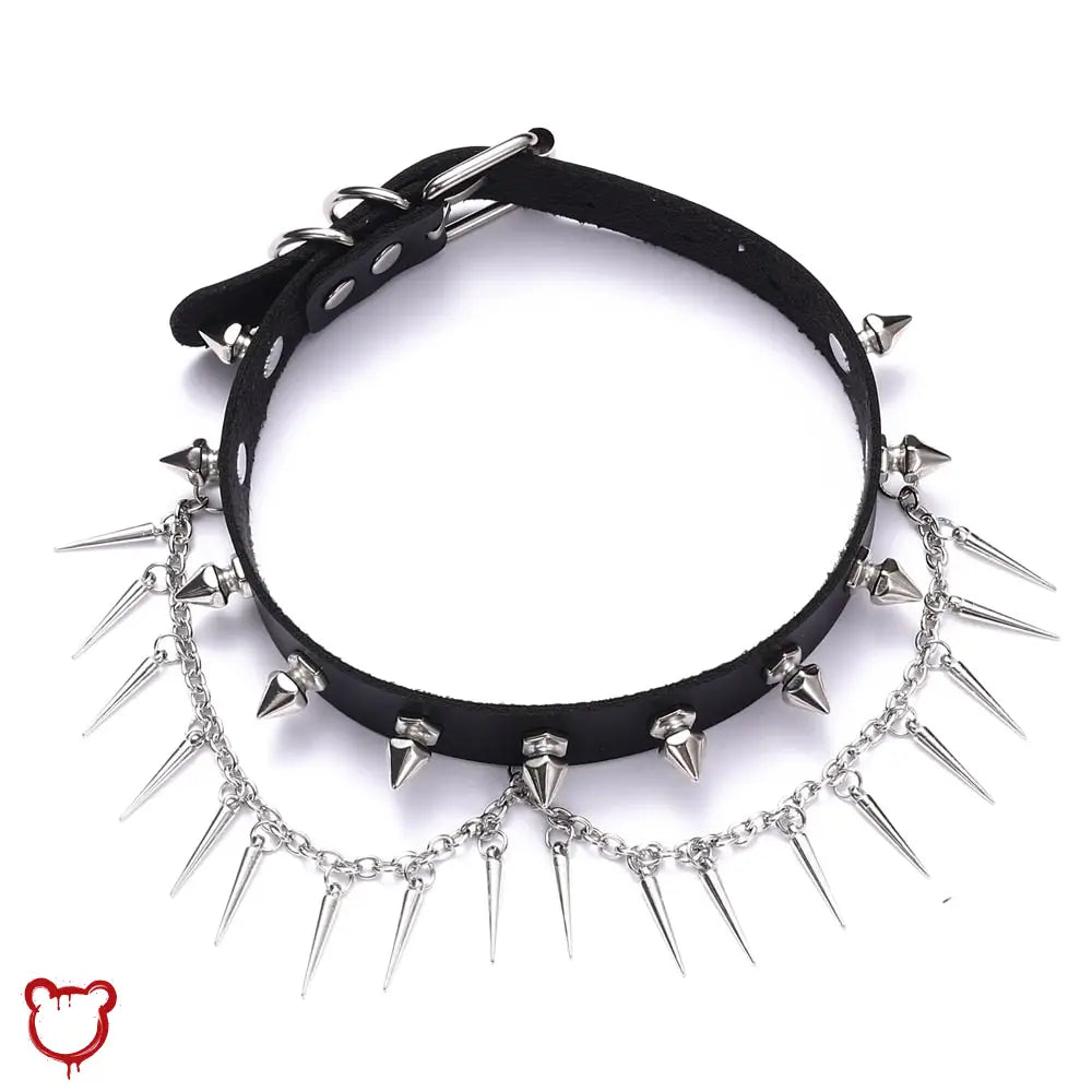 “Spikes & Thorns” Chain Choker