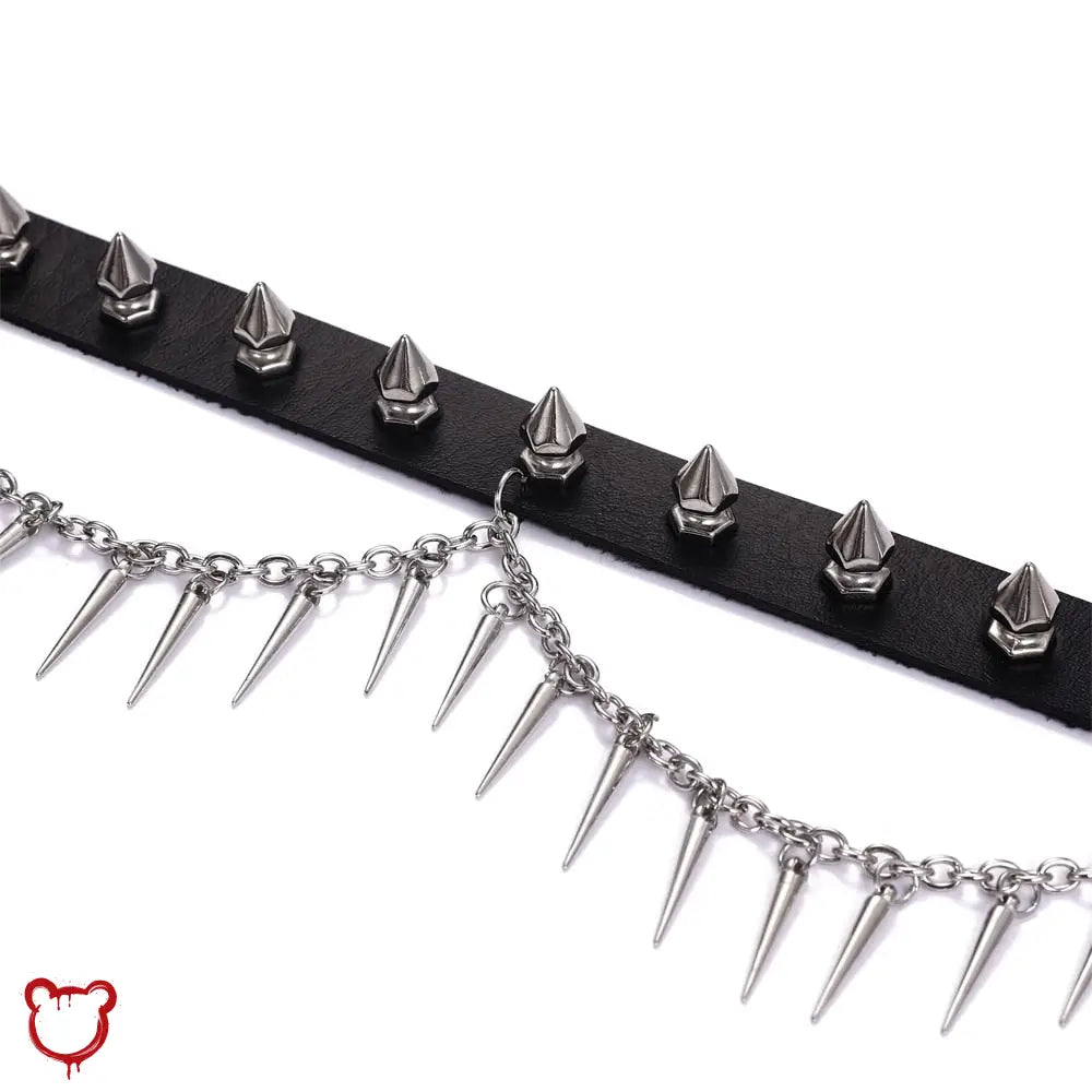 “Spikes & Thorns” Chain Choker