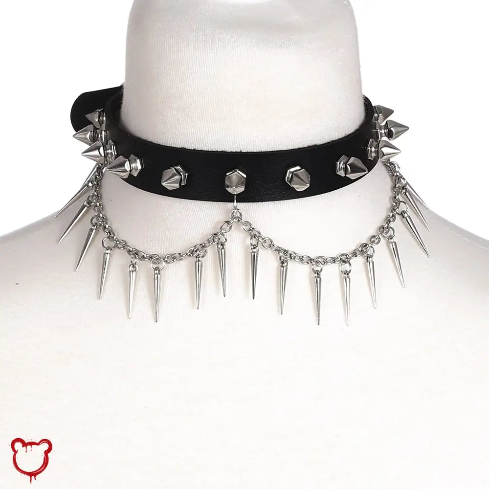 “Spikes & Thorns” Chain Choker