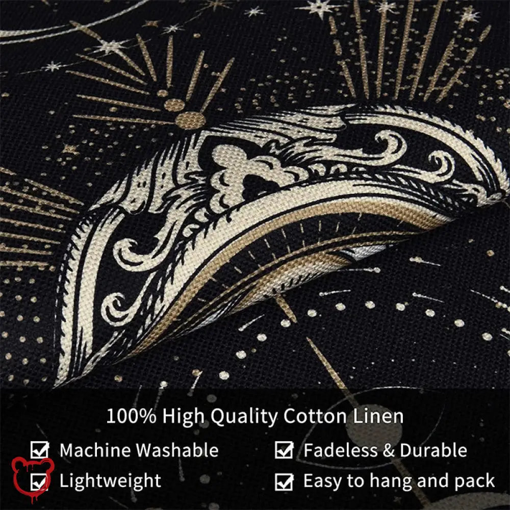 Tassel Celestial Moon Phase Tapestry