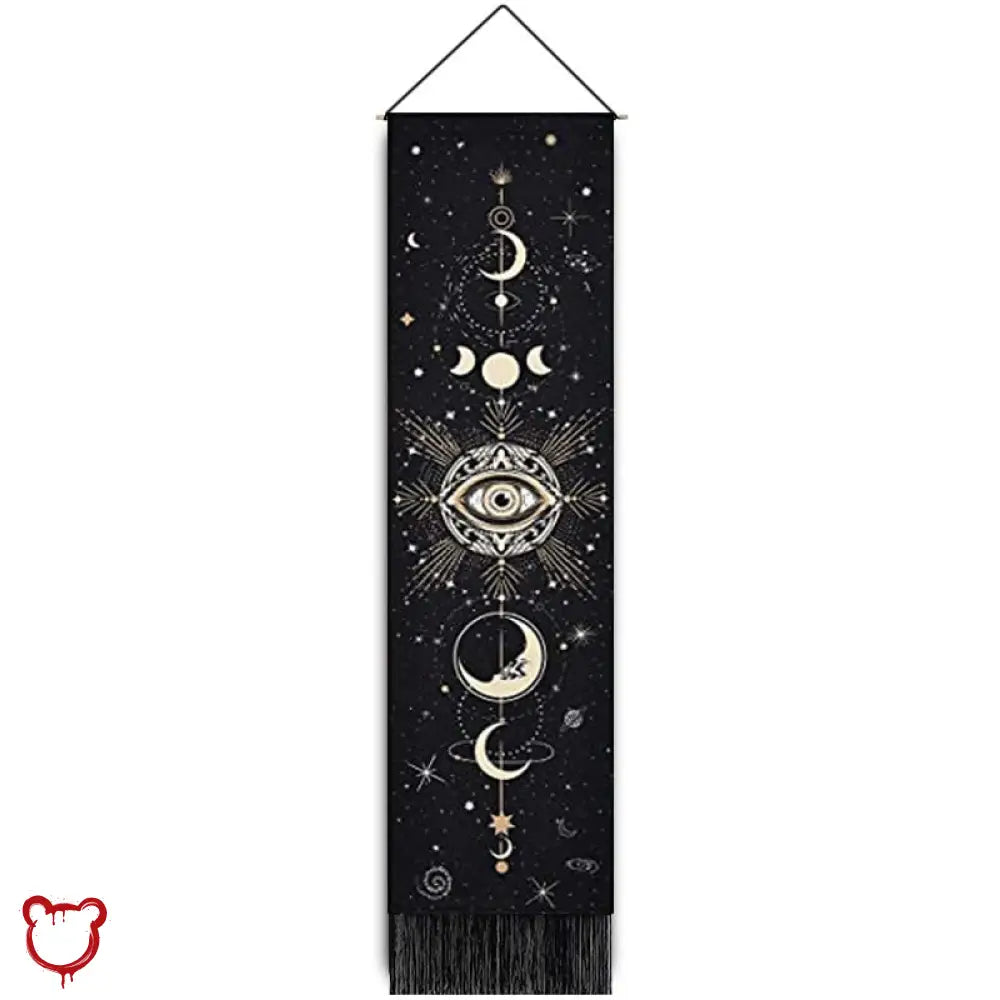Tassel Celestial Moon Phase Tapestry