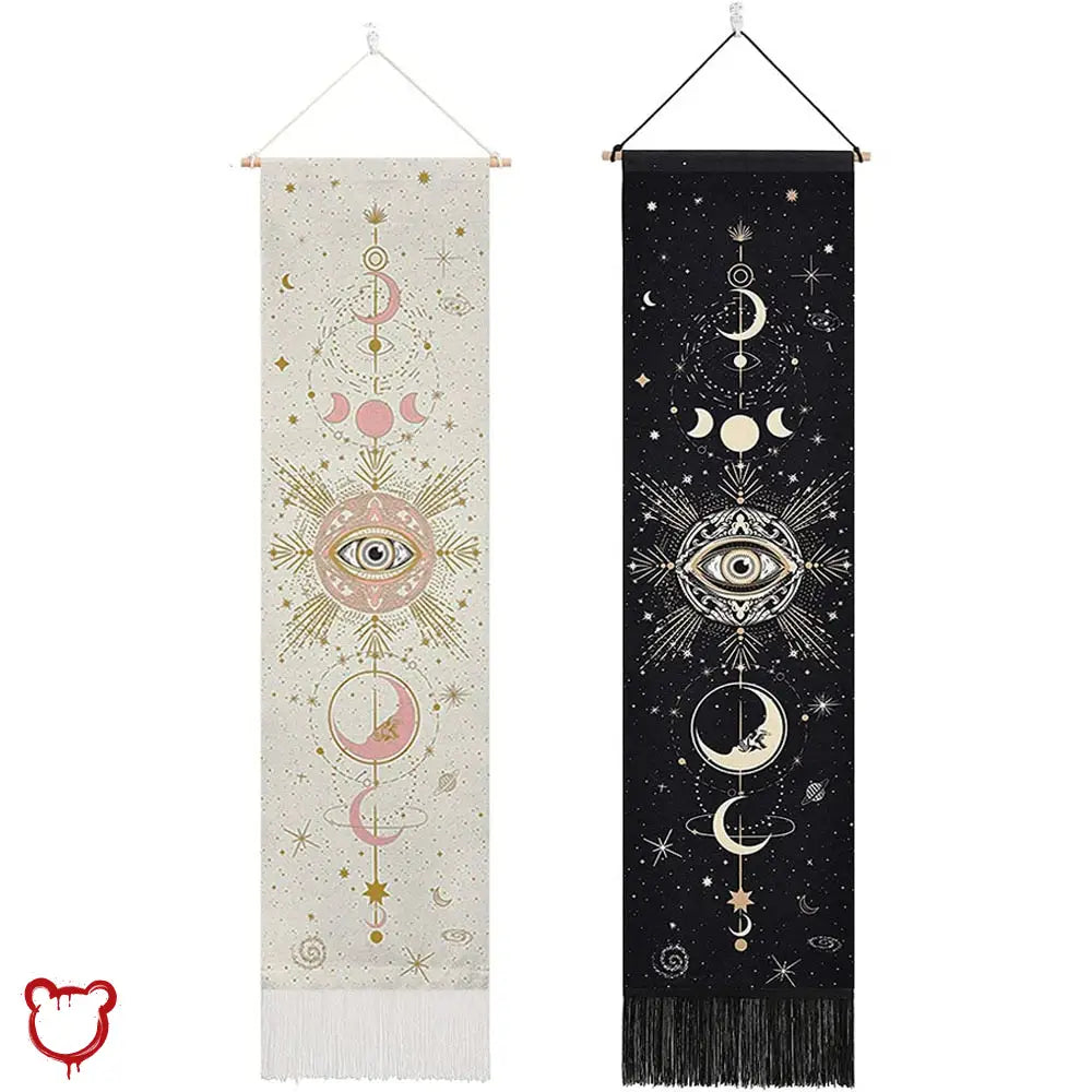 Tassel Celestial Moon Phase Tapestry